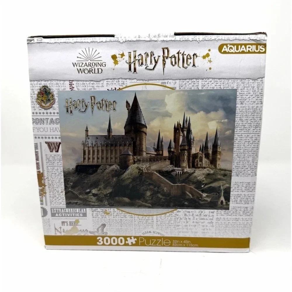 New Harry Potter Hogwarts Castle 3000 Piece Puzzle Aquarius Wizarding World